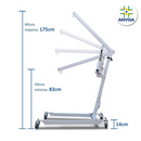 Guincho Para Acamados Dobrável Até 150kg HelperMed