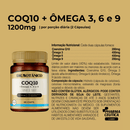 COQ10 + ÔMEGA 3 6 e 9 - DR BOTÂNICO 1200MG 60 CAPSULAS
