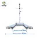 Guincho Para Acamados Dobrável Até 150kg HelperMed