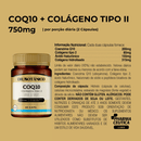 COQ10 + COLÁGENO TIPO II DR BOTÂNICO 750MG 60 CAPSULAS
