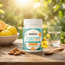 Cálcio Citrato Malato + Vit K2 Sunfood 500mg 60Caps