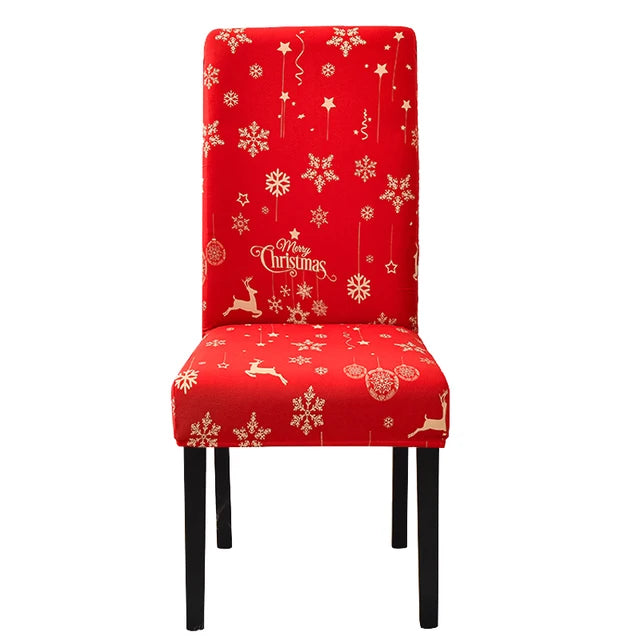 Capas de Cadeira Spandex Chegou Natal