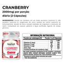 Cranberry Com Vitamina C Vitamina E Sunfood 2000mg 60Softgels