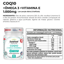 Coq10 + Ômega 3 + Vitamina E Sunfood 1000mg 60Softgels