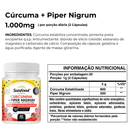Cúrcumina + Piper Nigrum Sunfood 1000mg 60 Cápsulas